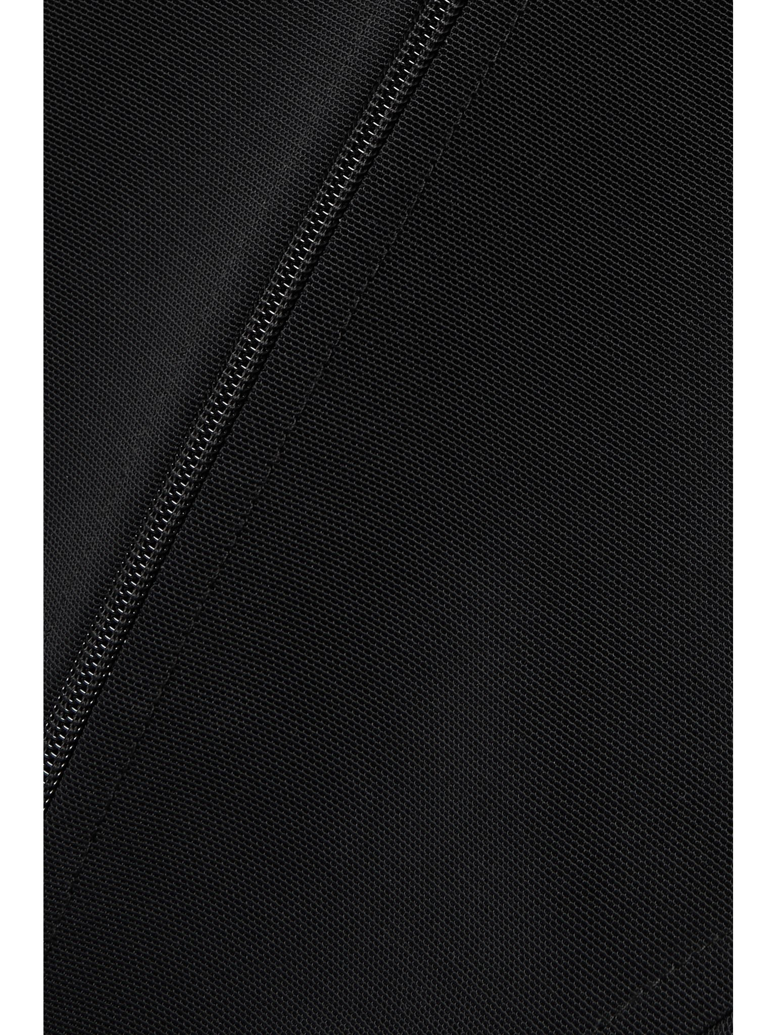 Stretch-tulle turtleneck jacket Black - 5