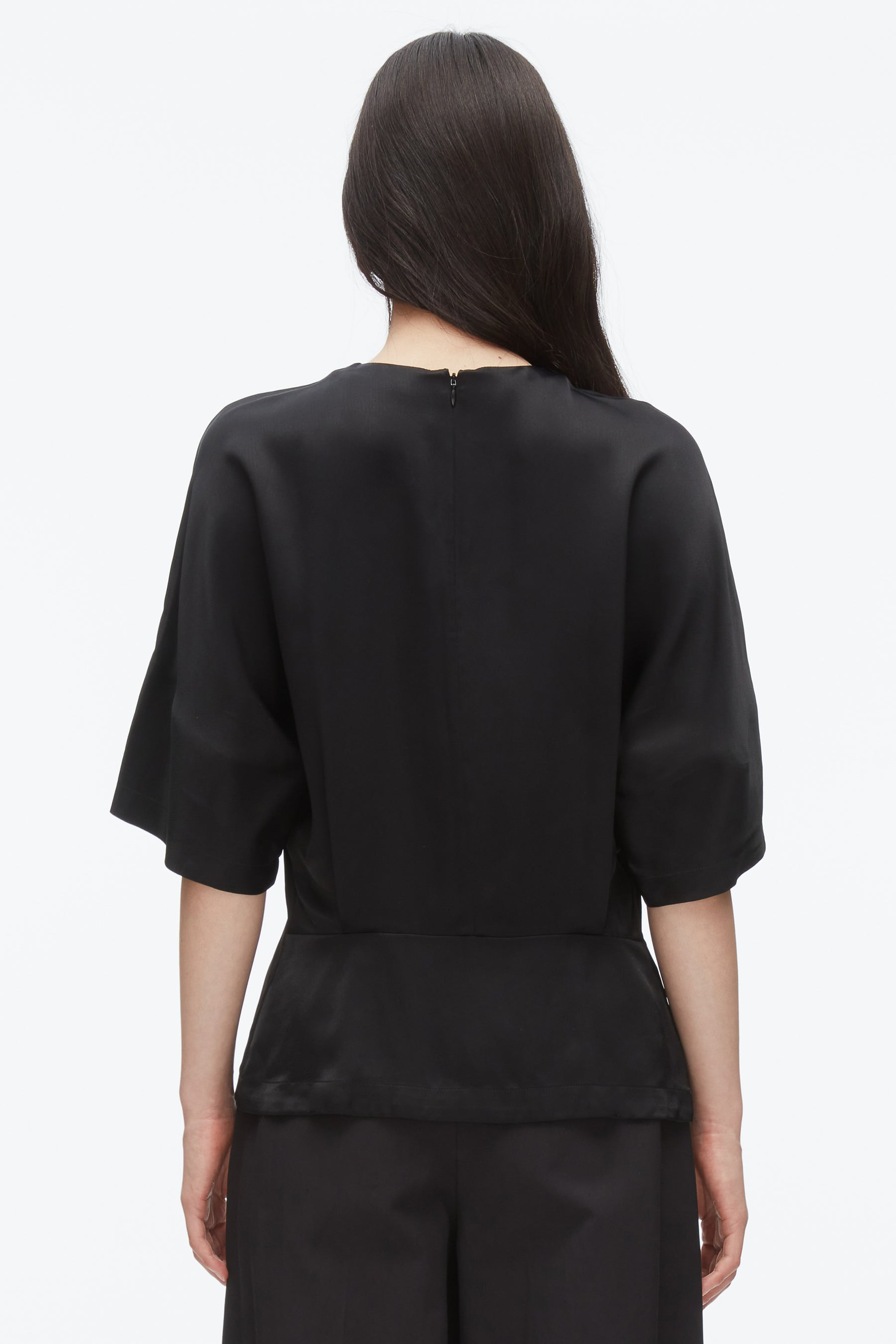 Short Sleeve Top with Button Placket - 5