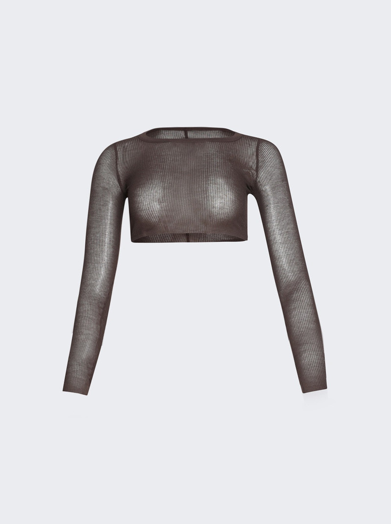Long Sleeve Crop Top Macassar 1