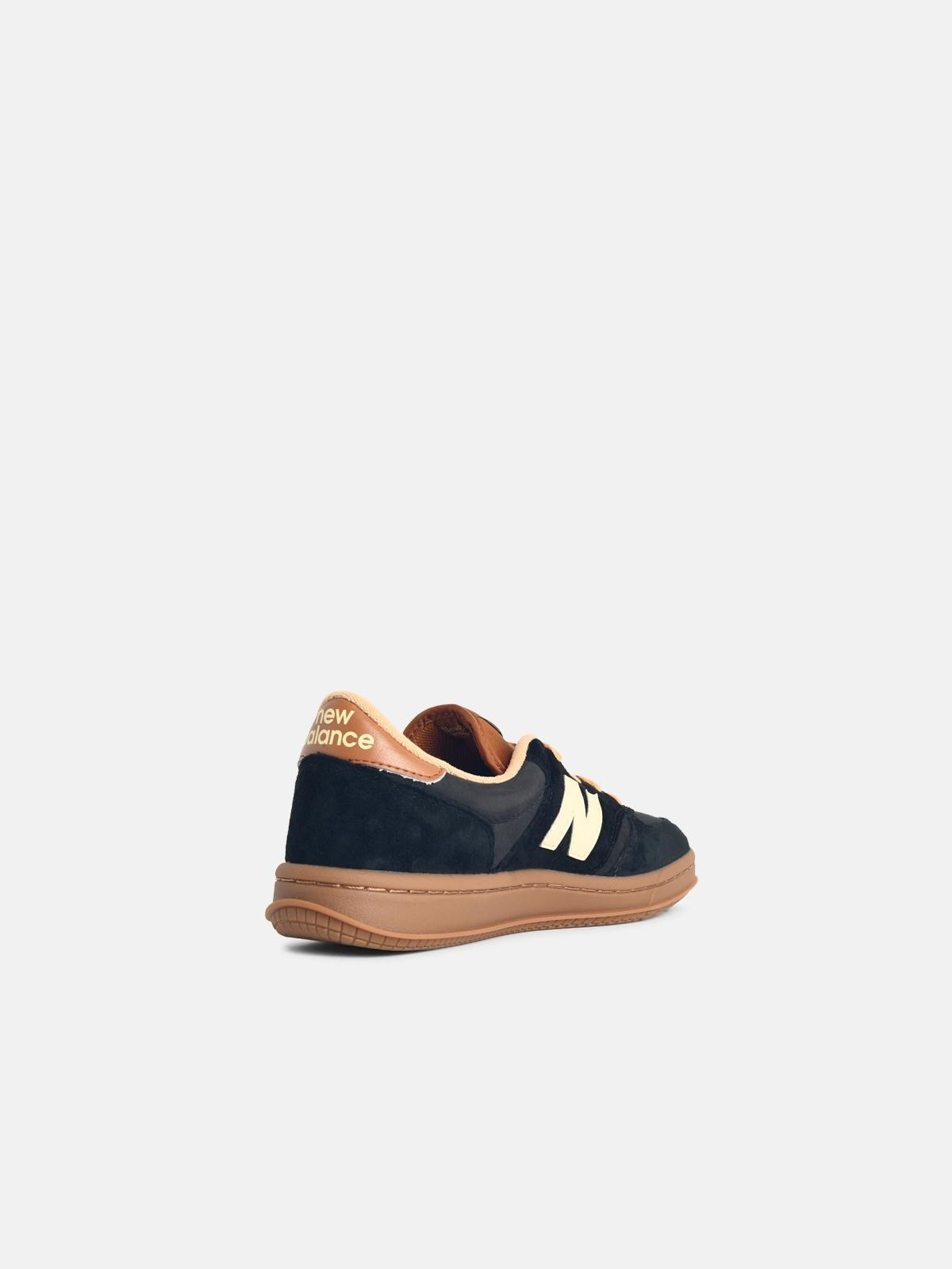 'T500' BLACK SUEDE SNEAKERS - 3