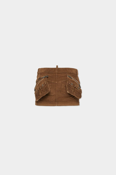 DSQUARED2 HUNTING CARGO MINI SKIRT outlook