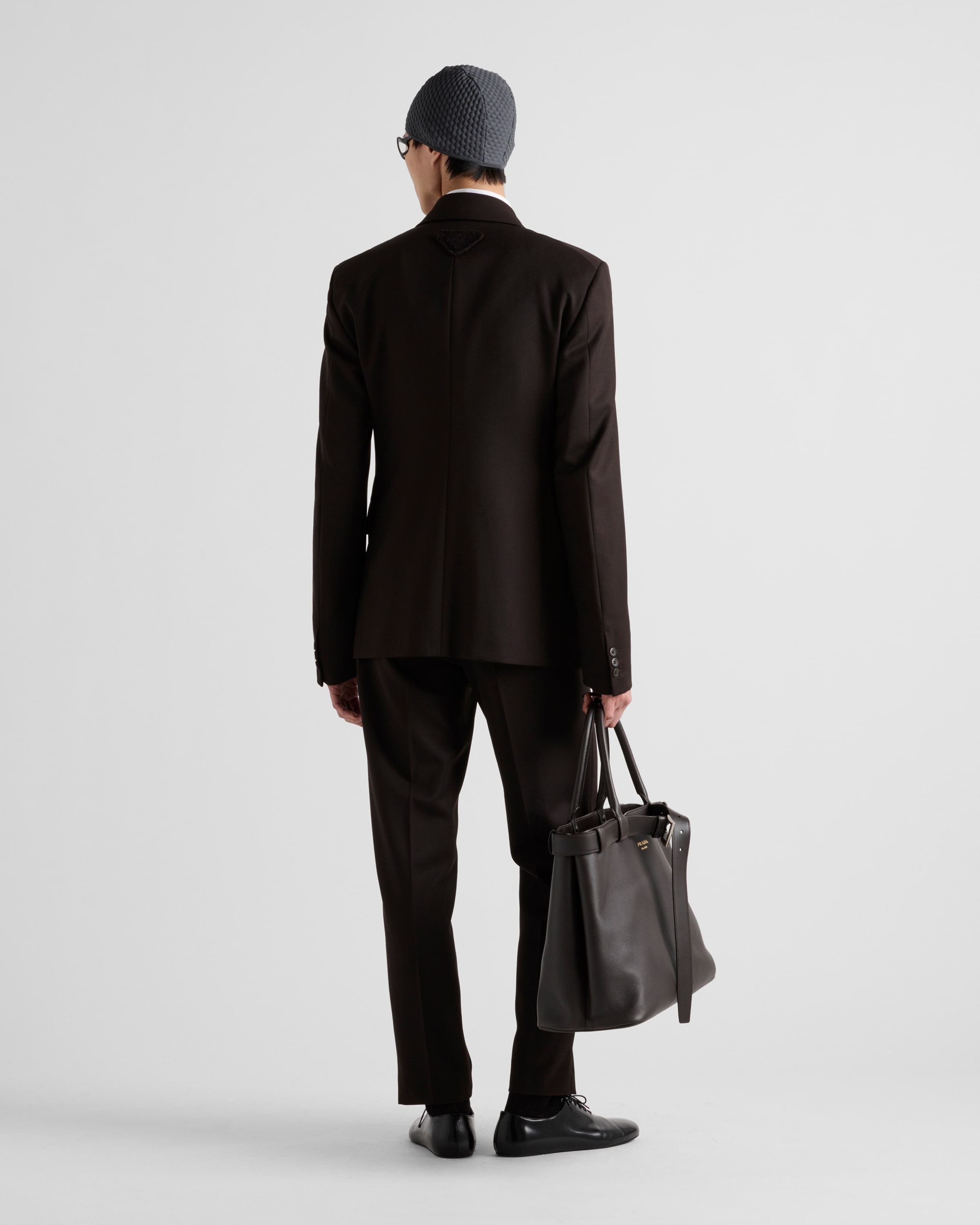 Double-breasted wool jacket - 5