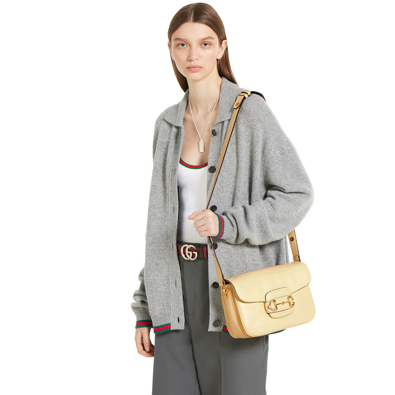 Gucci Horsebit 1955 Aura small shoulder bag 4