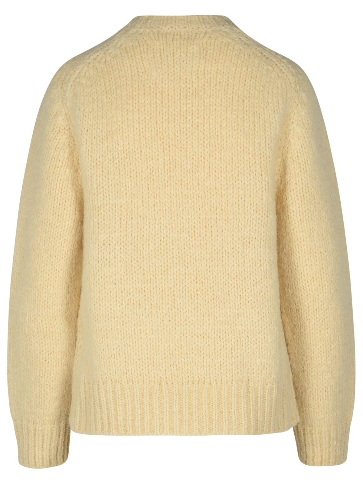 Jil Sander Cream Mohair Blend Sweater Women - 3