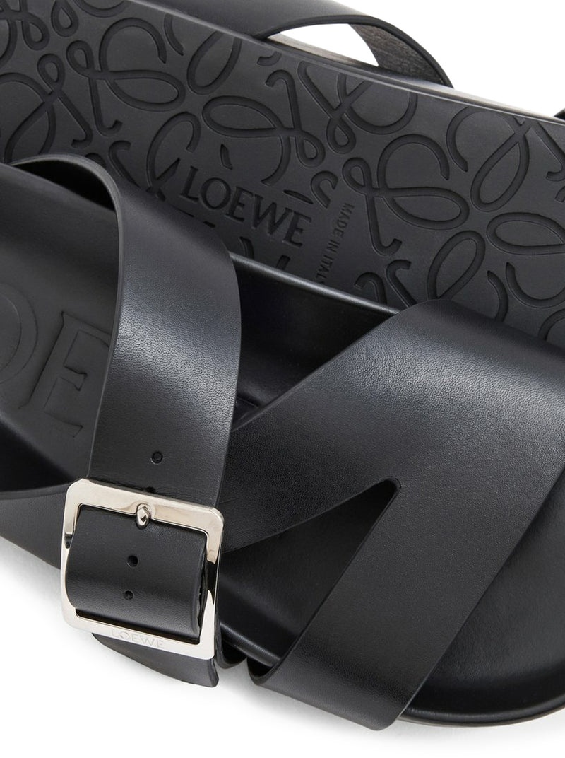 Loewe X Paula`S Ibiza Men Slide Ease Buckle In Vegetable Tanned Calfskin - 4