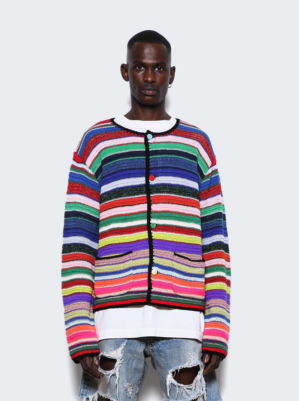 X Lastman Knit Cardigan Multicolor - 3