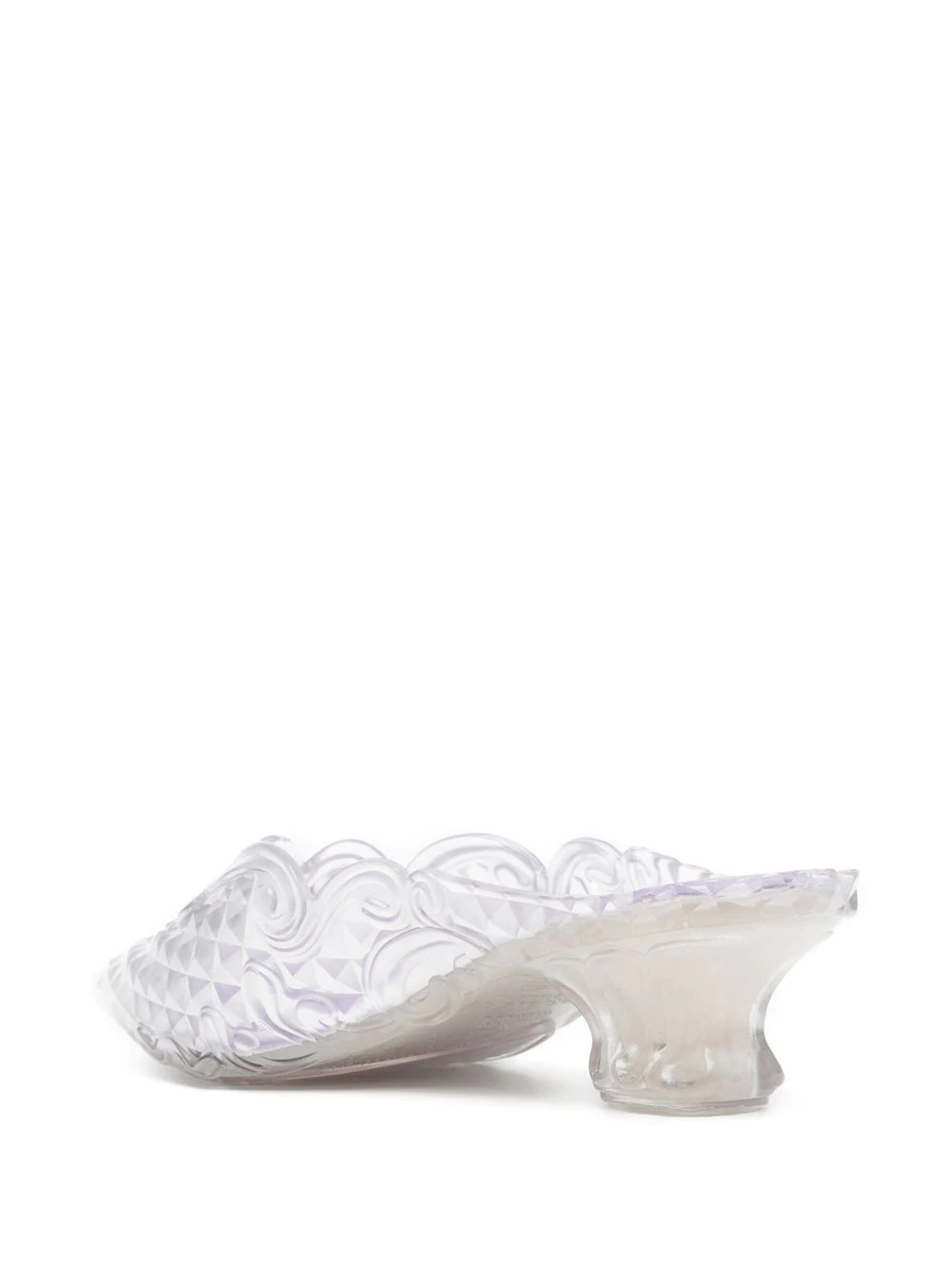 Melissa 60mm transparent mules - 3