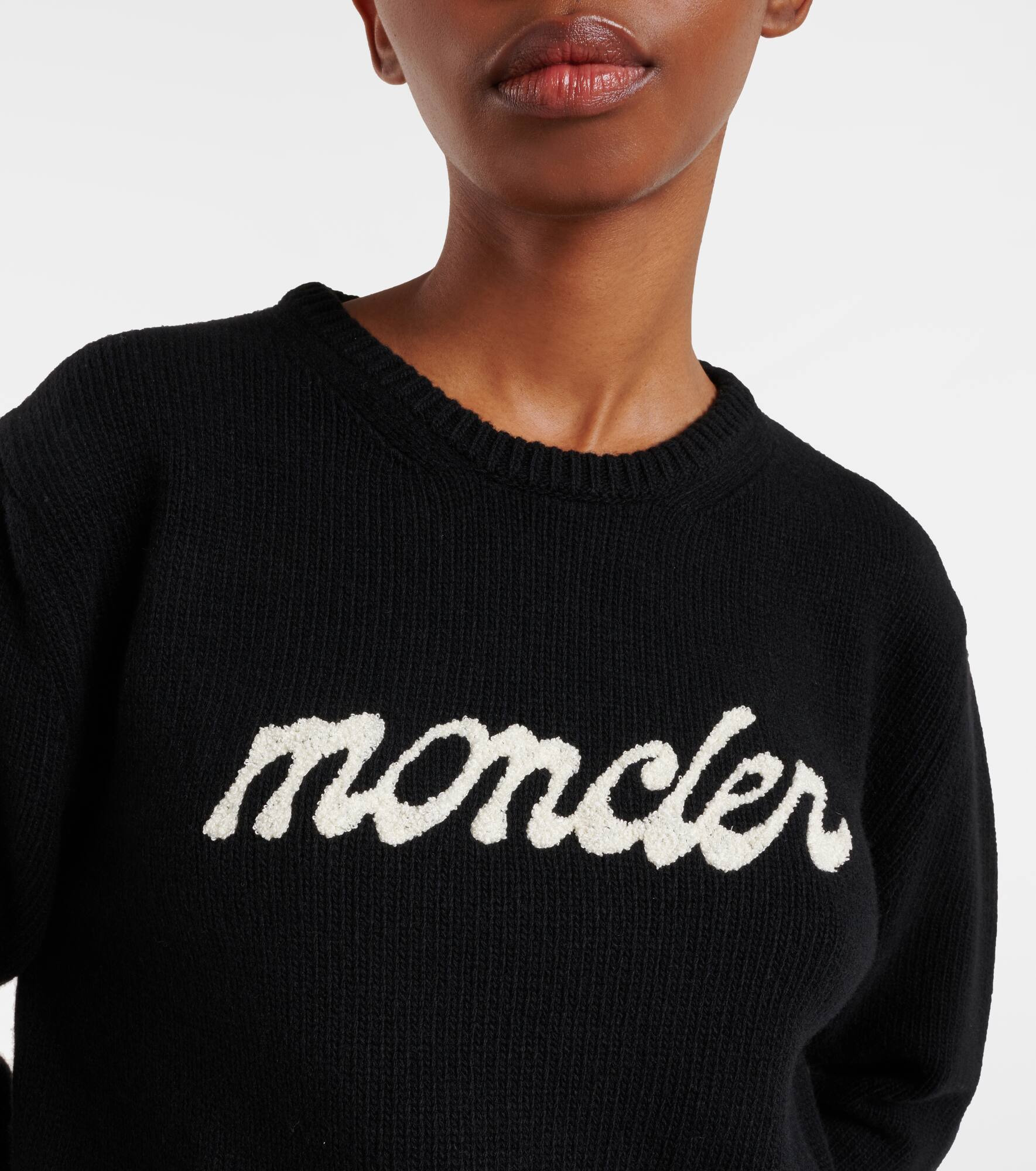 Logo wool and cashmere sweater - 4
