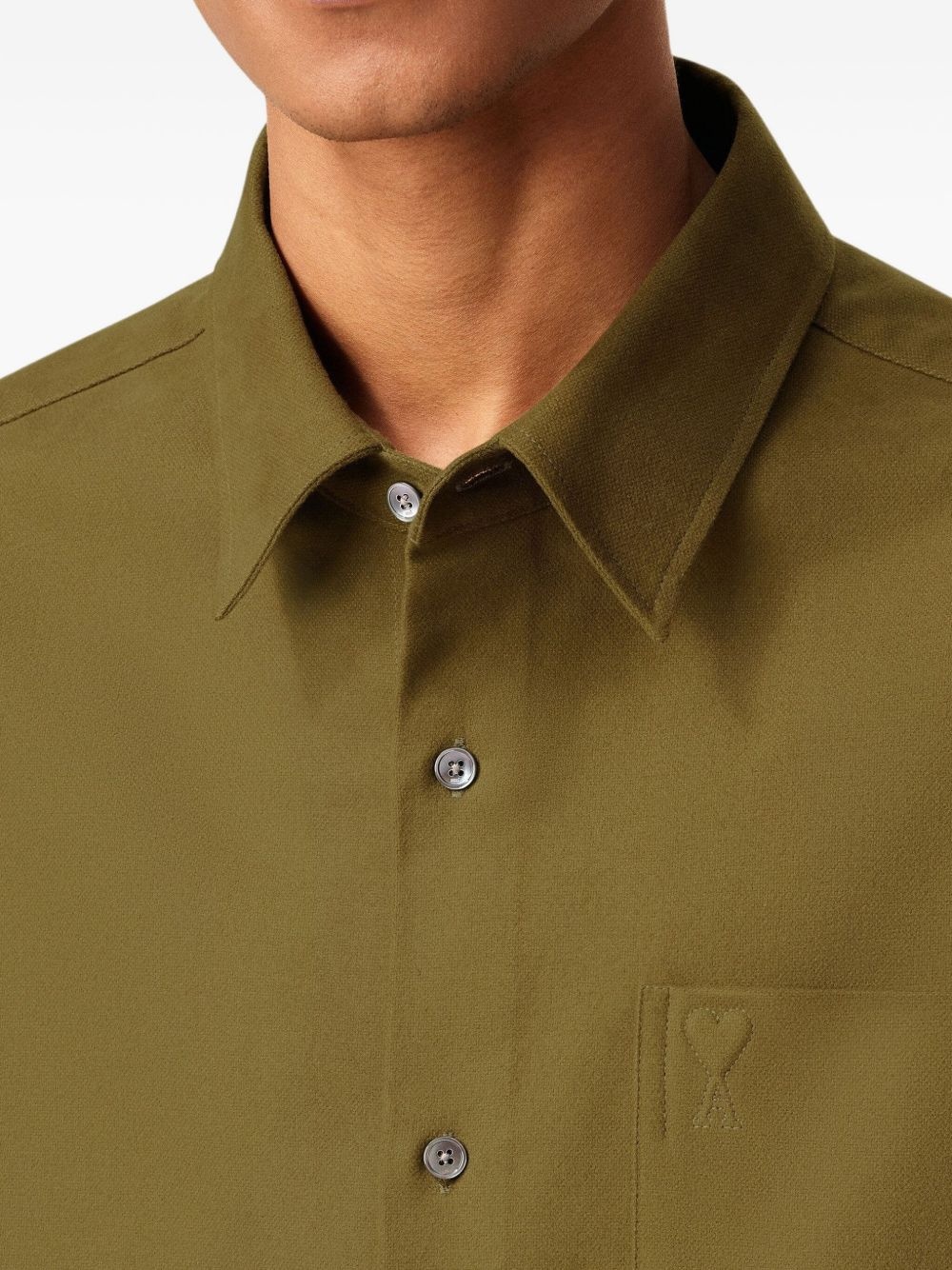 embossed-heart shirt - 7