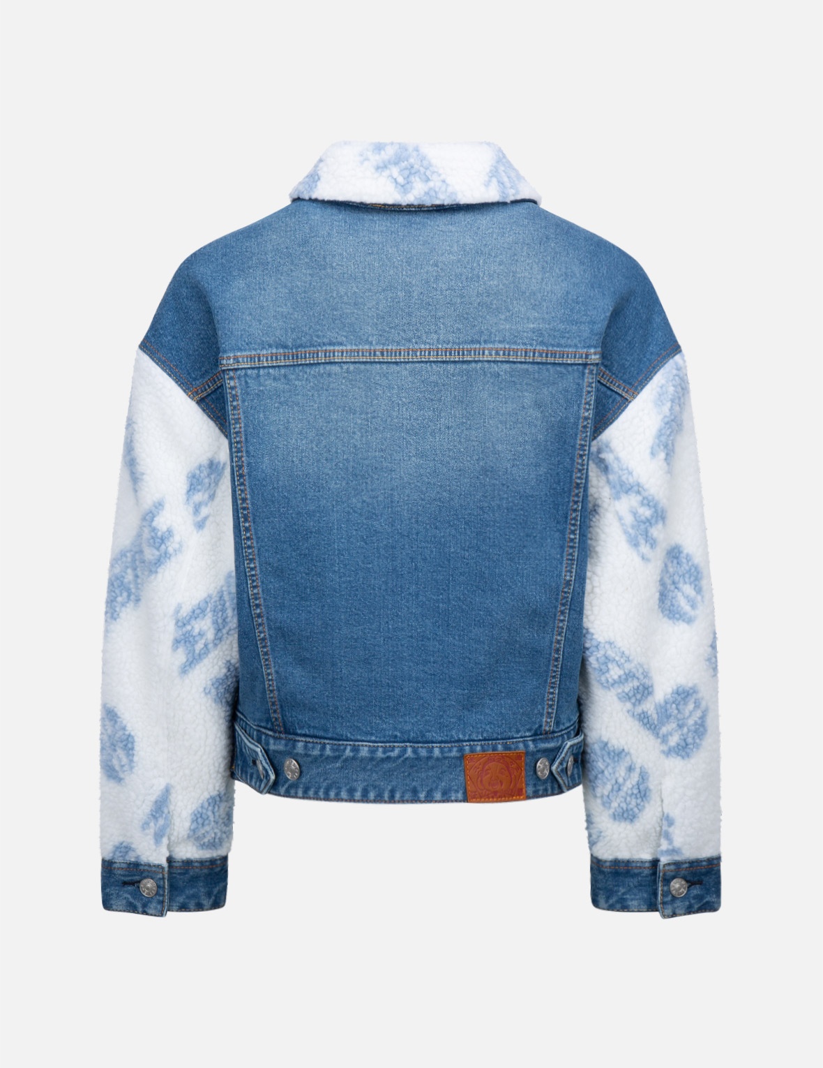 SHERPA TRIMMED DENIM JACKET - 2