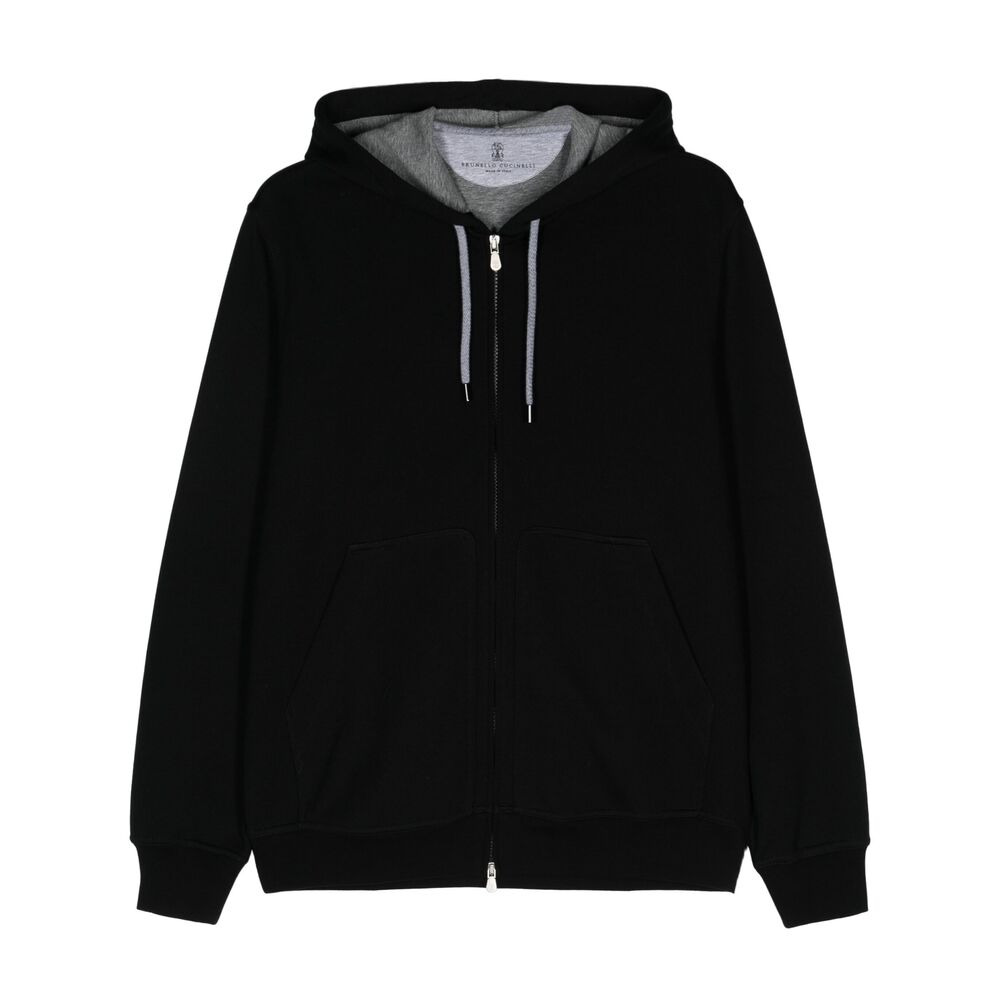 Brunello Cucinelli Black Sweaters & Knitwear - Hoodies Men - 1