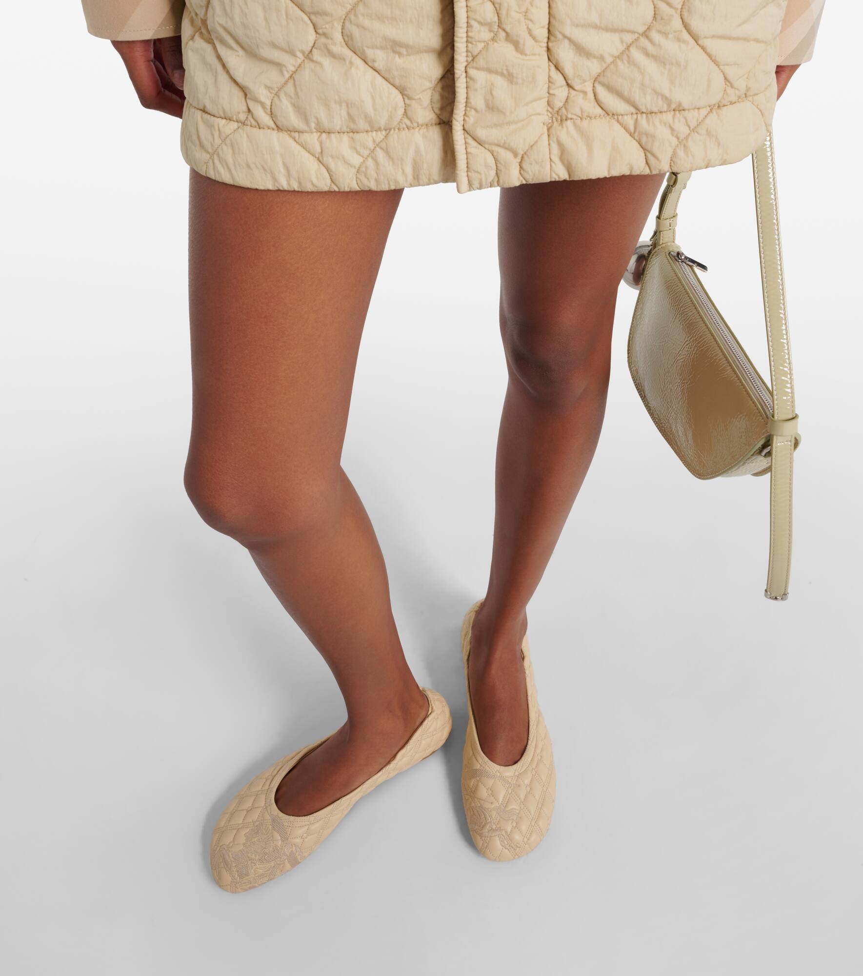 EKD quilted leather ballet flats - 4