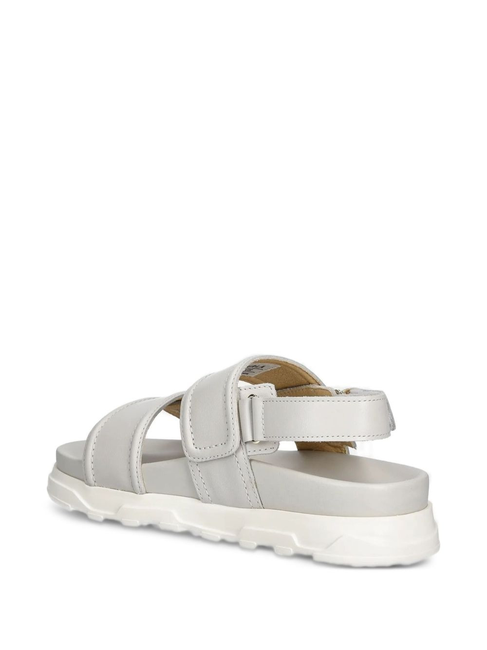 double-strap logo-plaque sandals - 2