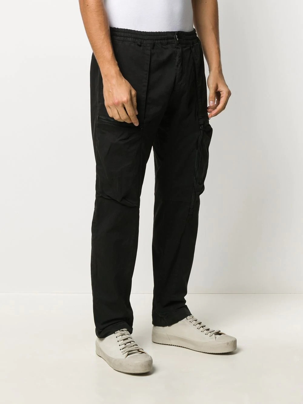 side zipped pockets track pants - 3