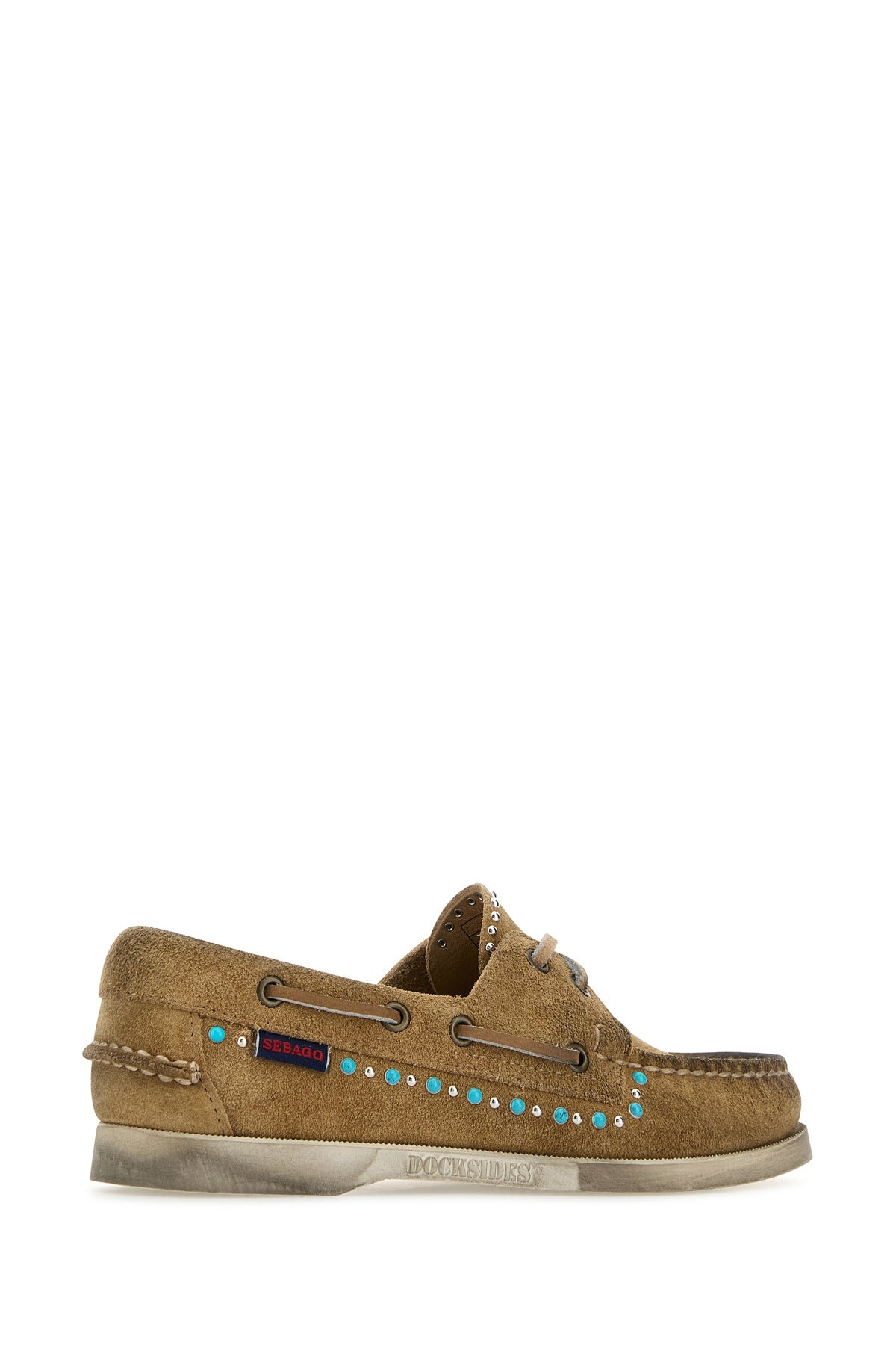 Camel suede Portland Flesh Out loafers - 3