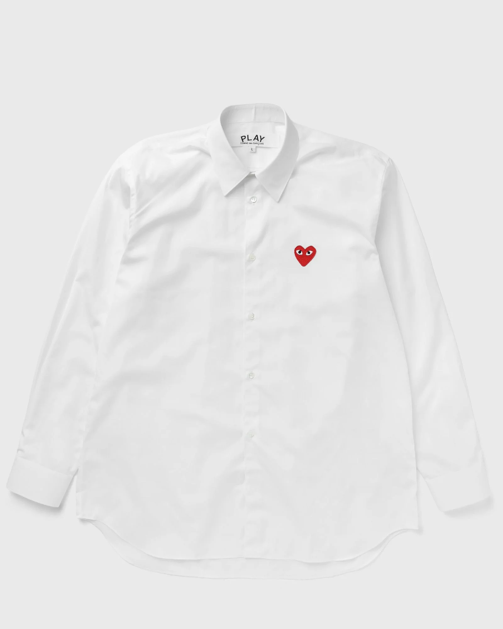 RED EMBLEM WOVEN SHIRT - 1