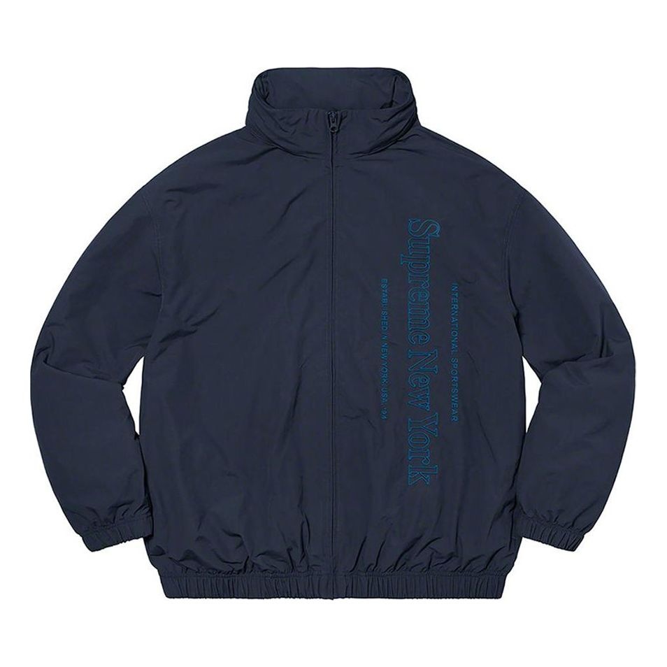 Supreme Side Logo Track Jacket 'Navy' SUP-FW20-084 - 1