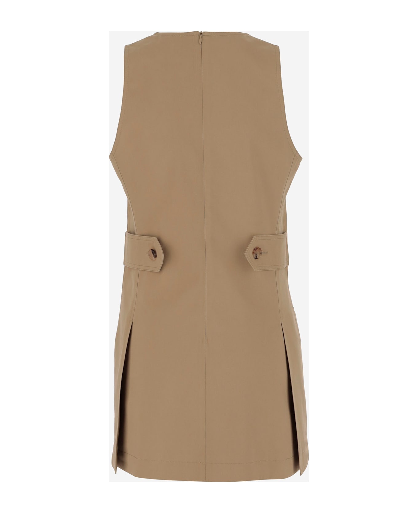 ［大人気！］Chloe Cotton Satin Dress CH25SRO3633920G Chloé Cotton Satin Dress | italist | REVERSIBLE