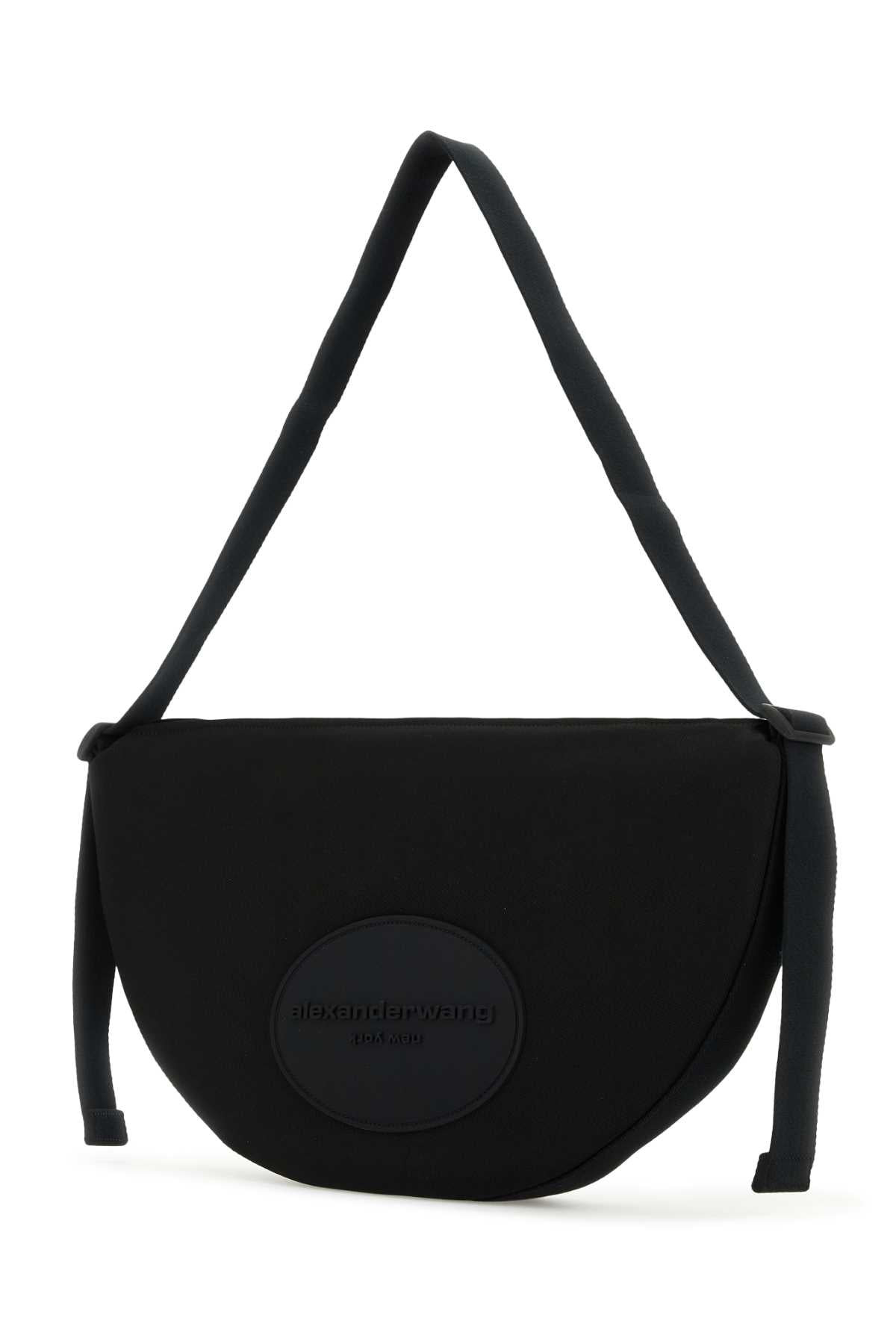 Alexander Wang Women Black Canvas Large Bo Shoulder Bag - 2
