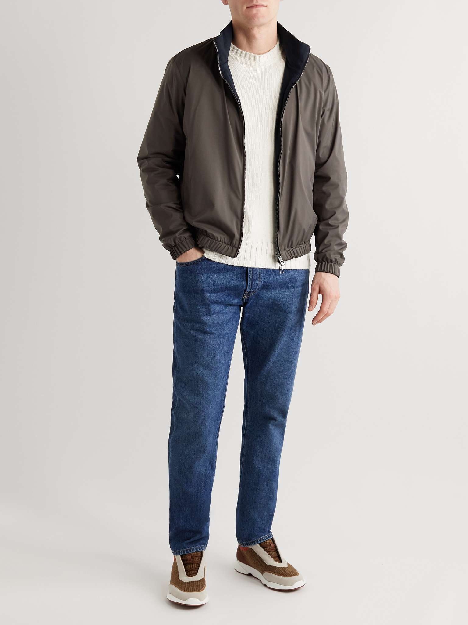 Windmate Reversible Shell and Cashmere Bomber Jacket - 2