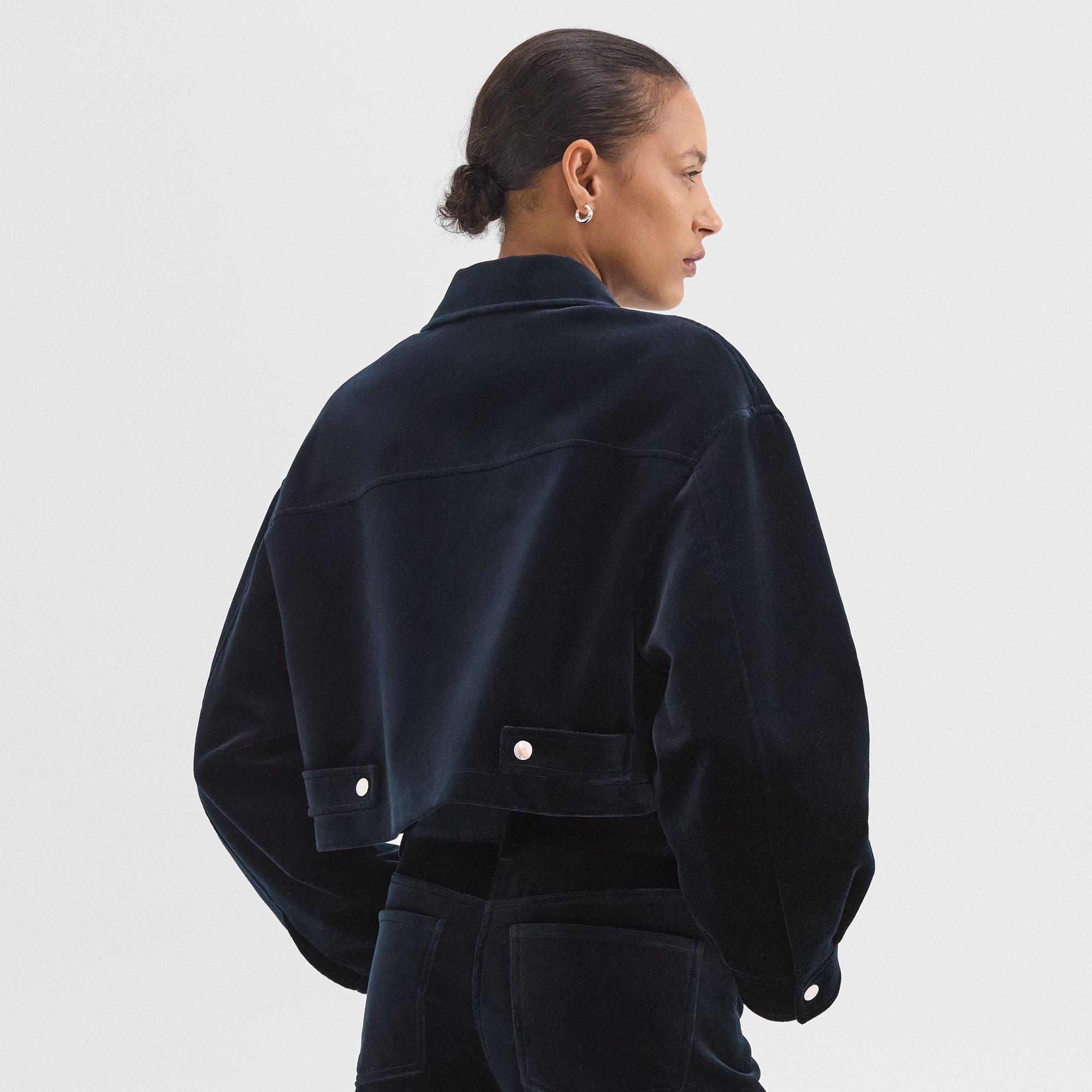 A-Line Jacket in Velvet - 4