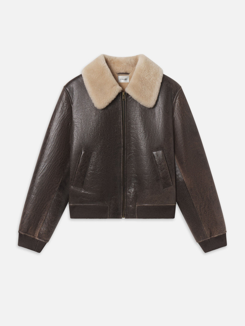 The Shrunken Shearling Bomber 1