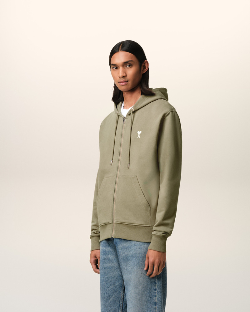 GREEN COTTON AMI DE COEUR HOODIE 6