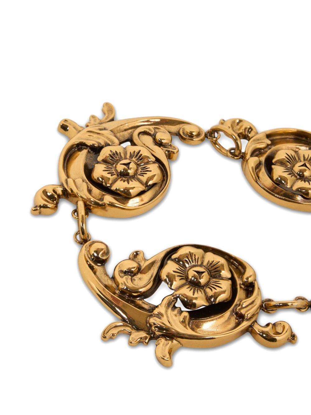 baroque-style flower necklace - 3