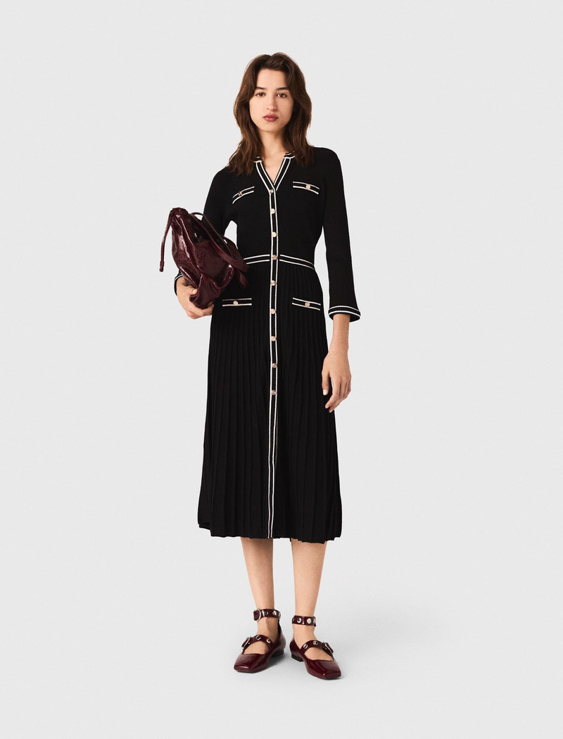 maje Knit midi dress outlook