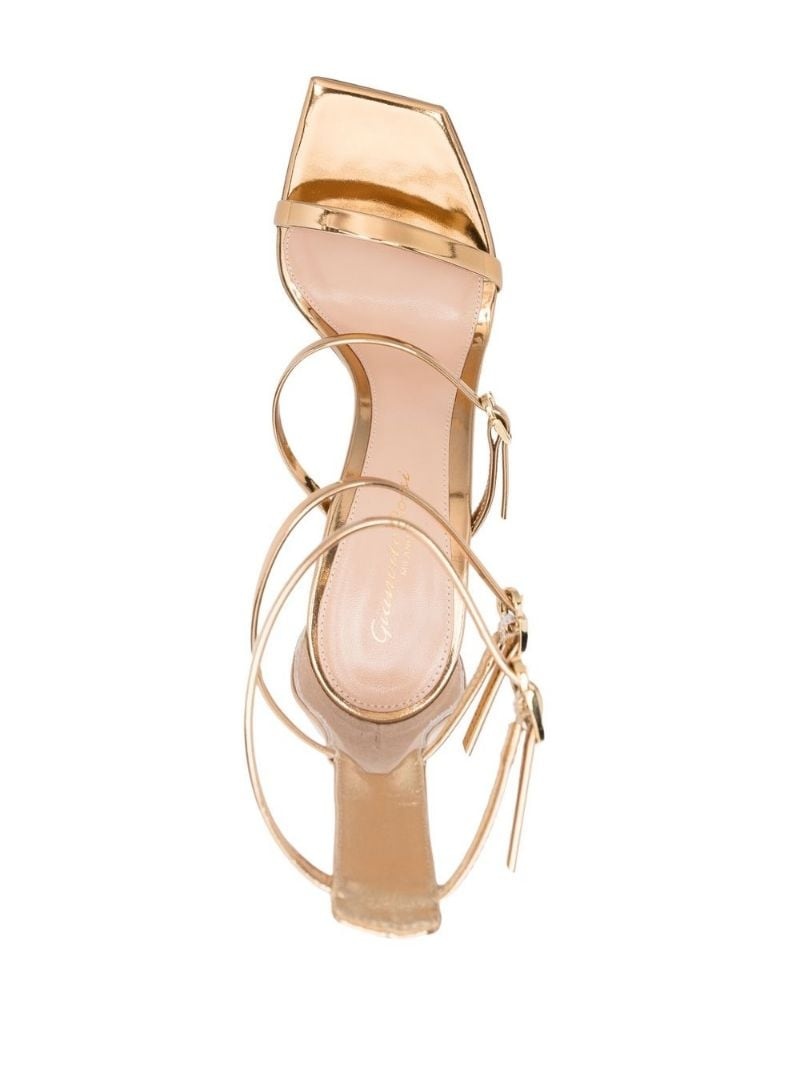 Ribbon Uptown 105mm strappy sandals - 4