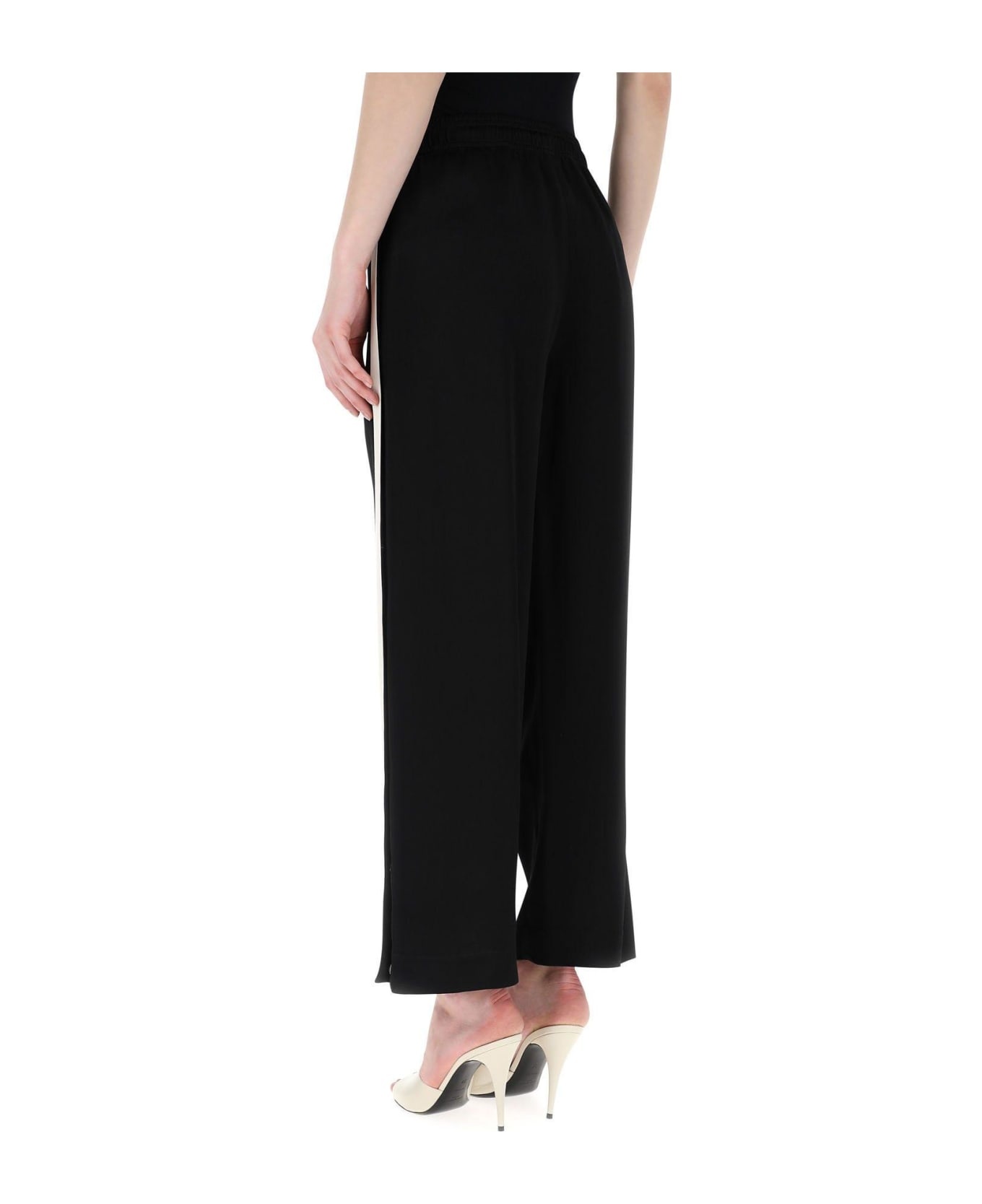 Black Satin Joggers - 5