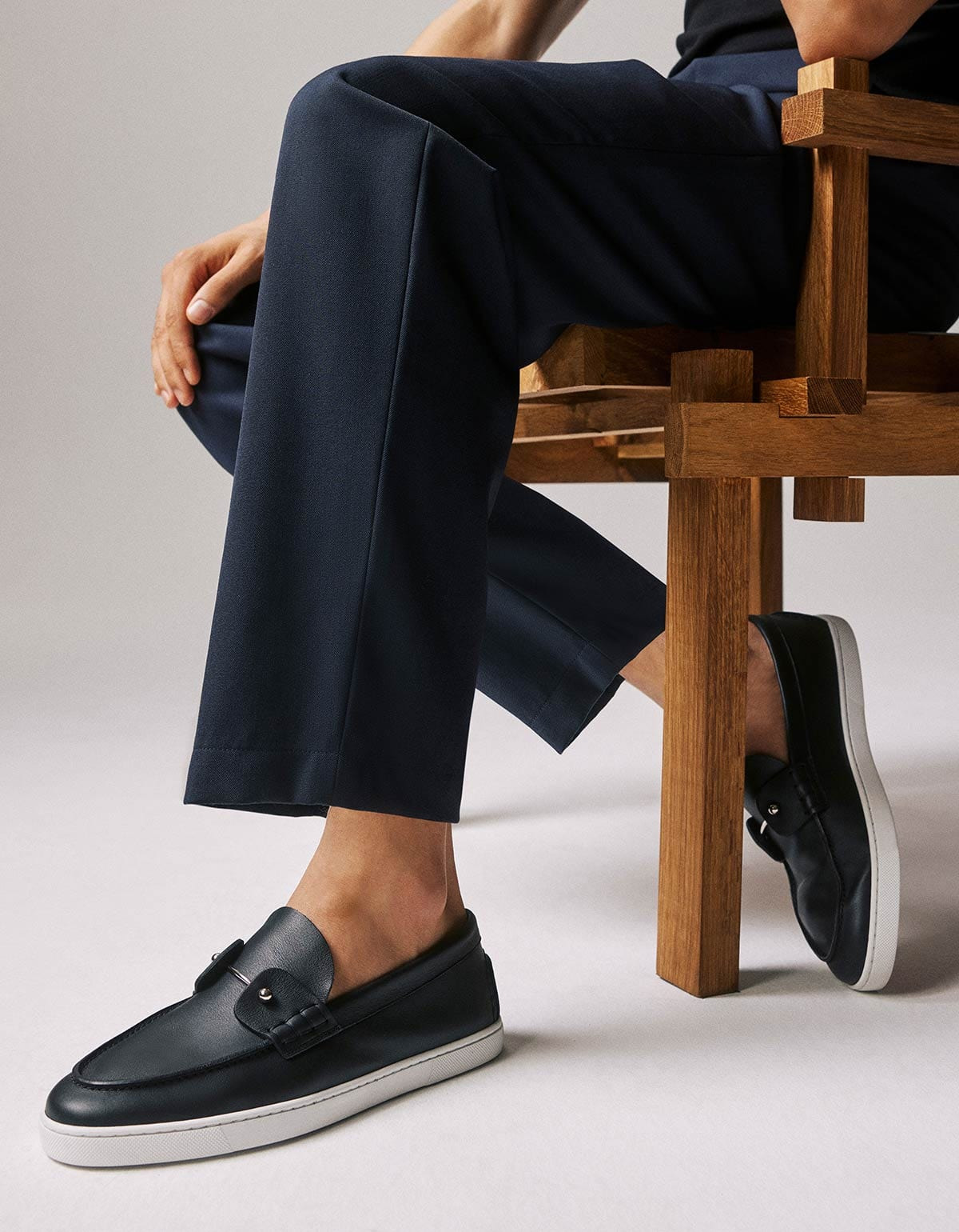 Christian Louboutin Chambeliboat Black Boat Shoes - 2