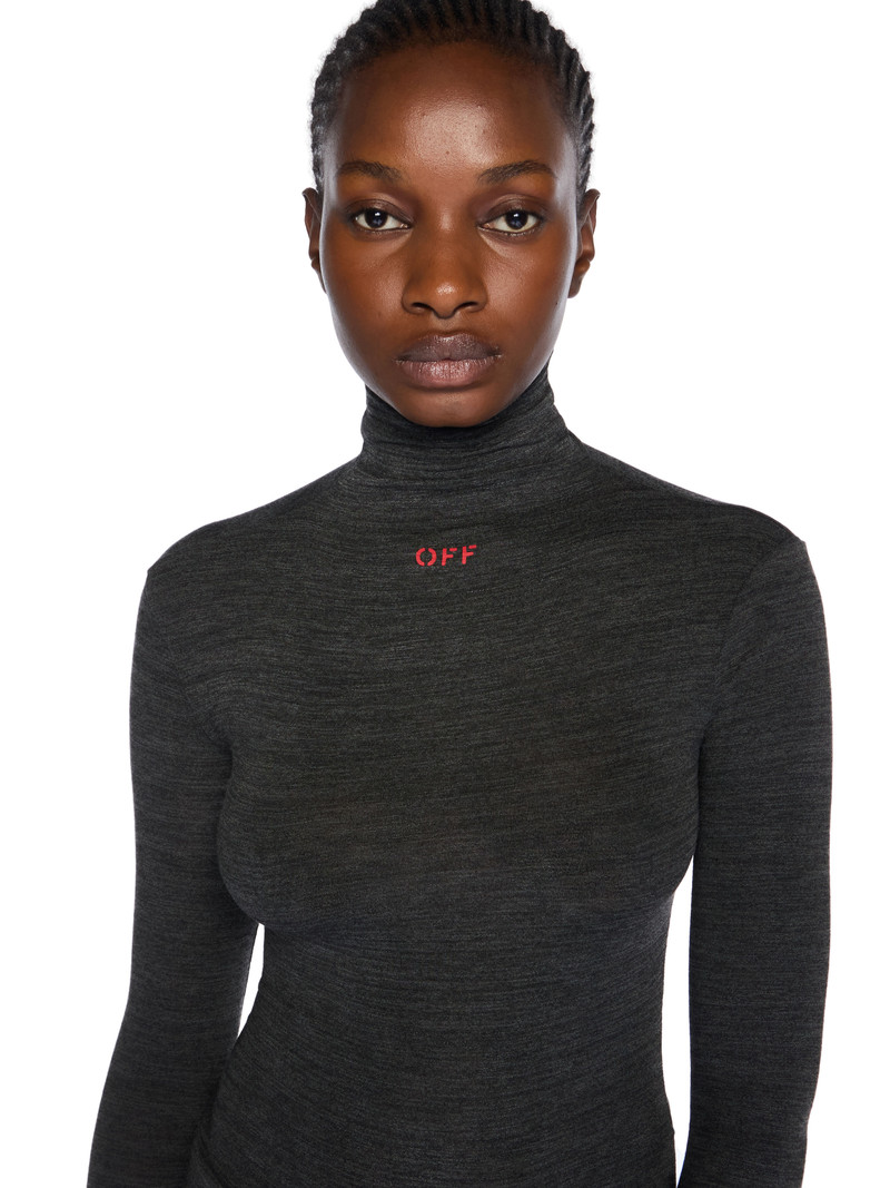 Off Stamp Turtleneck Top 5