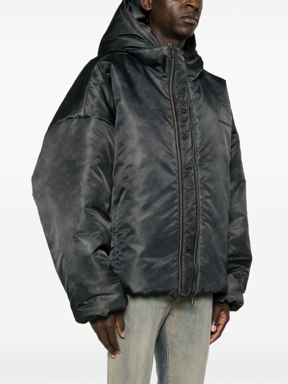 ジャケット・アウター Y/PROJECT double zip bomber jacket Y/Project Beige Double Zip Bomber Jacket Y/Project