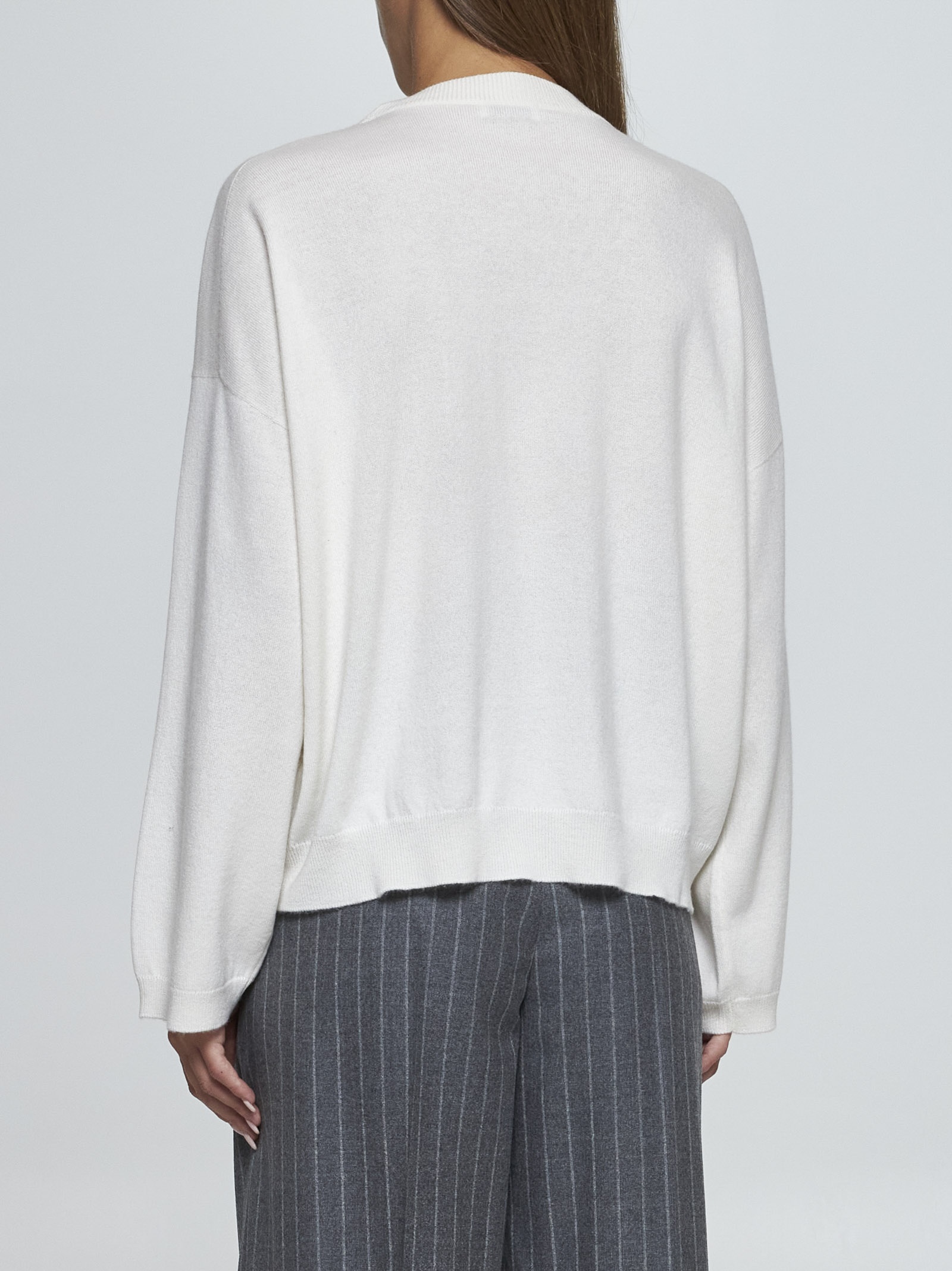 Chest pocket cashmere sweater - 4