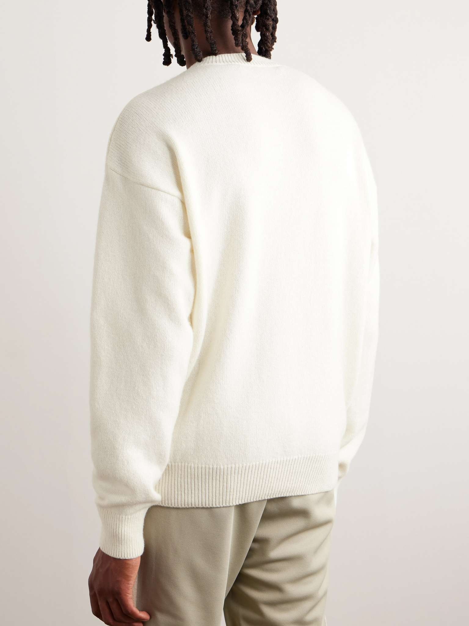 Logo-Print Knitted Sweater - 3