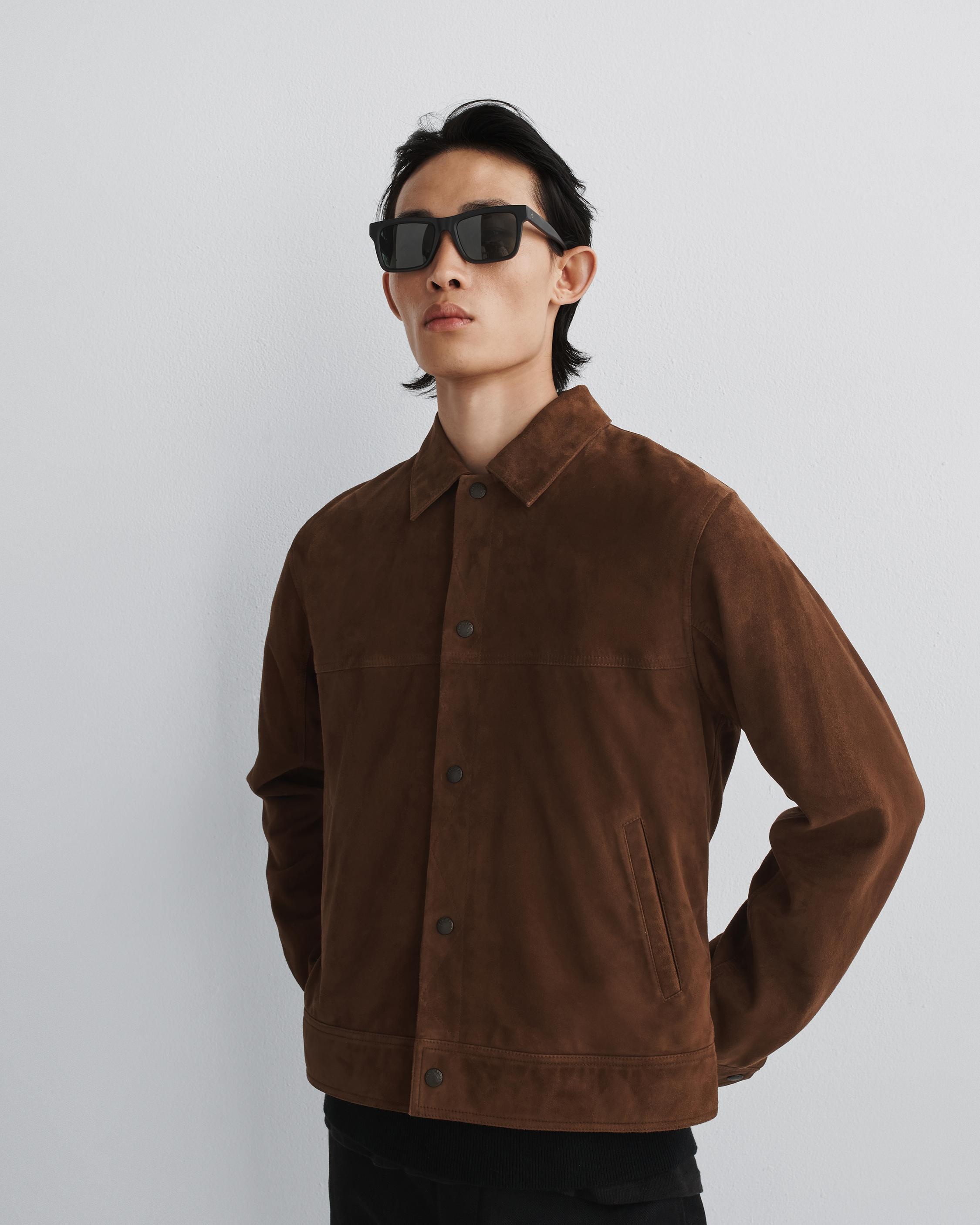 Owen Suede Trucker Jacket
Boxy Fit Jacket - 3