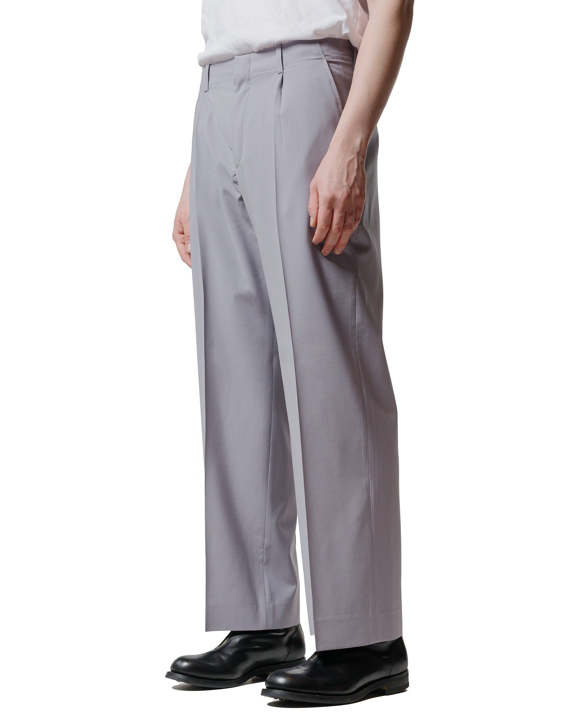 Borrowed Chino Dusty Lavender High Twist Wool - 2