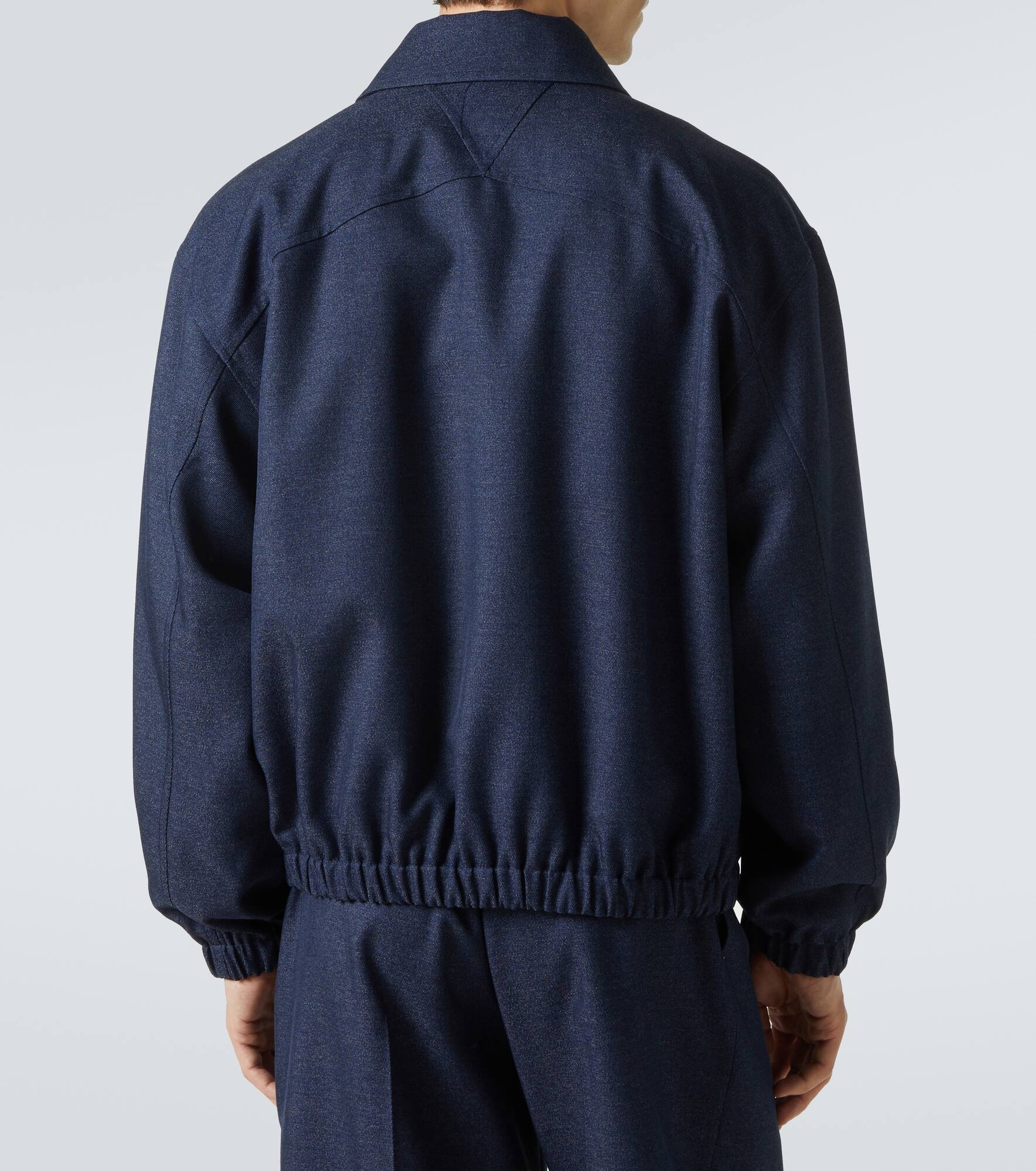 Wool drill blouson - 4