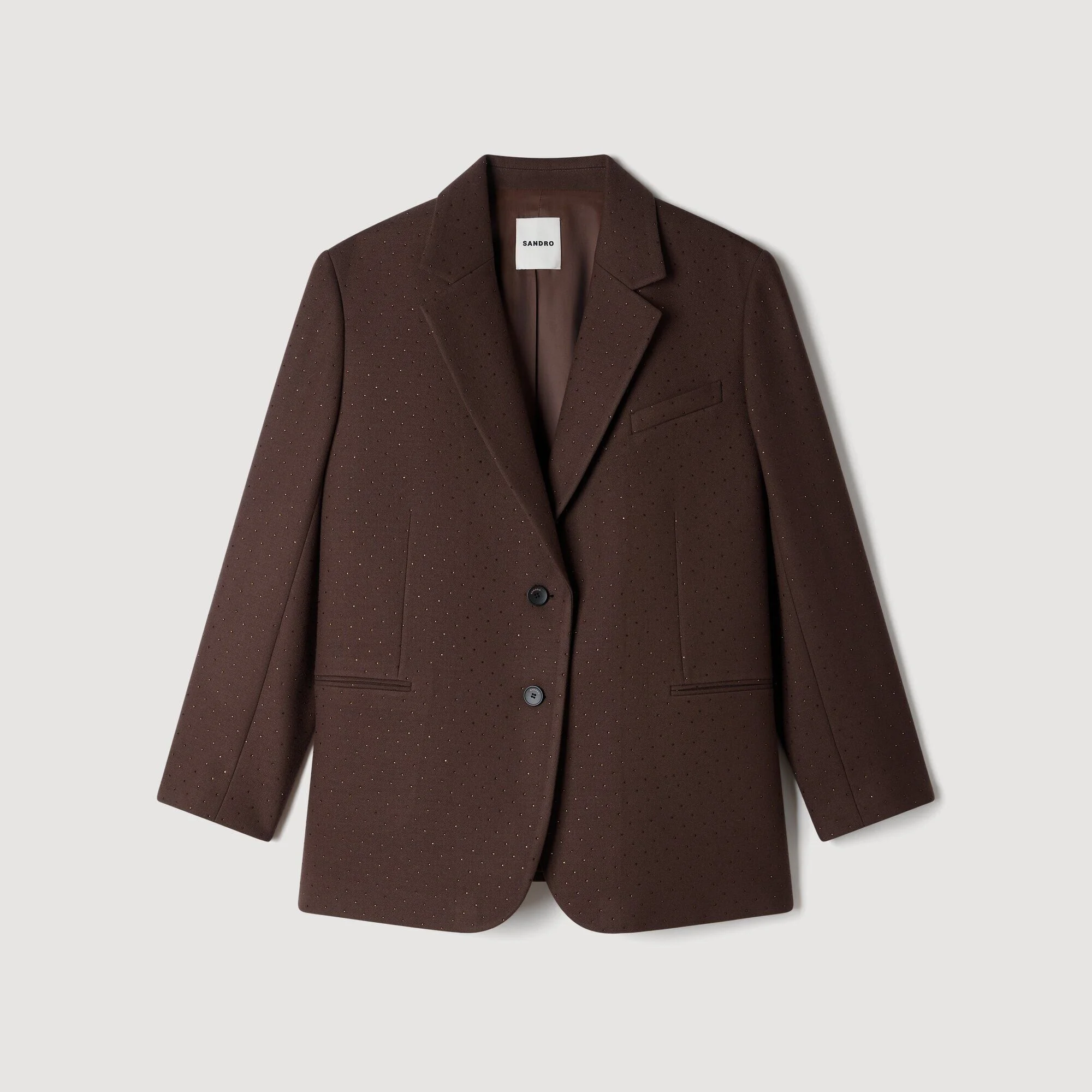 RHINESTONE SUIT JACKET - 1