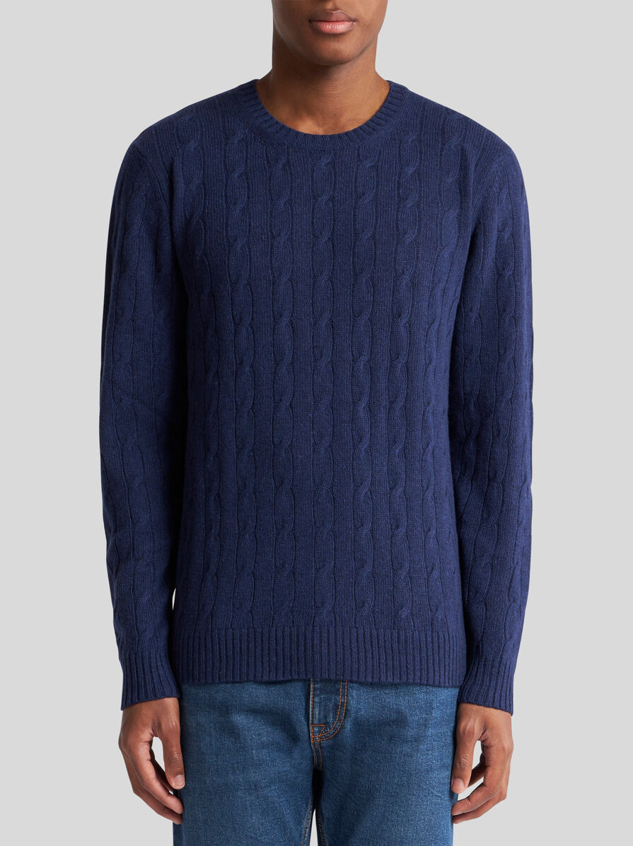 CABLE-KNIT CASHMERE SWEATER - 2