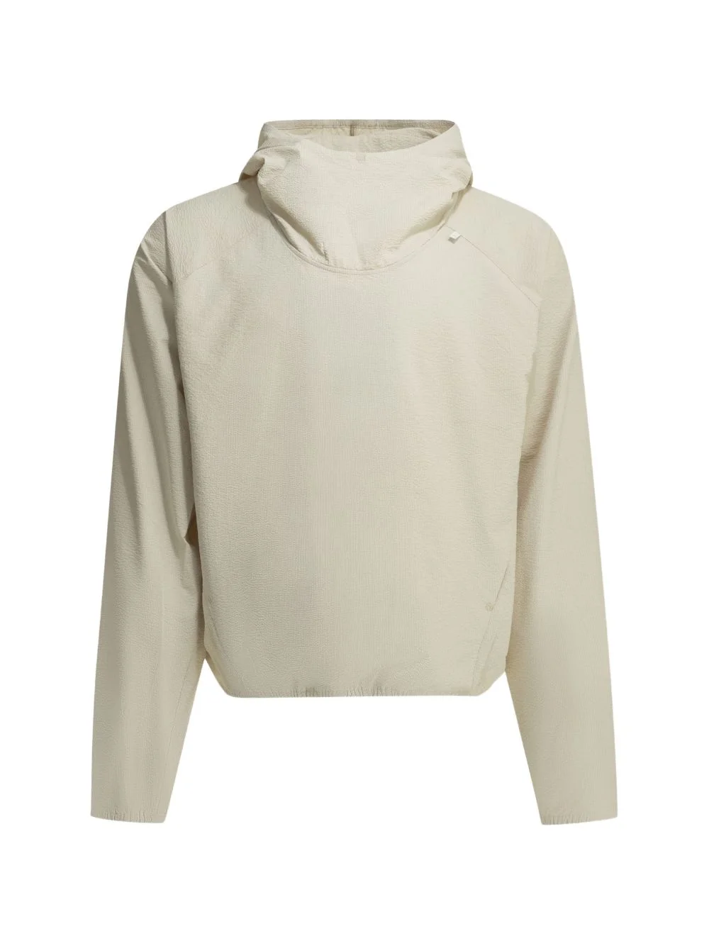 0 Screen textured hooded windbreaker - 1