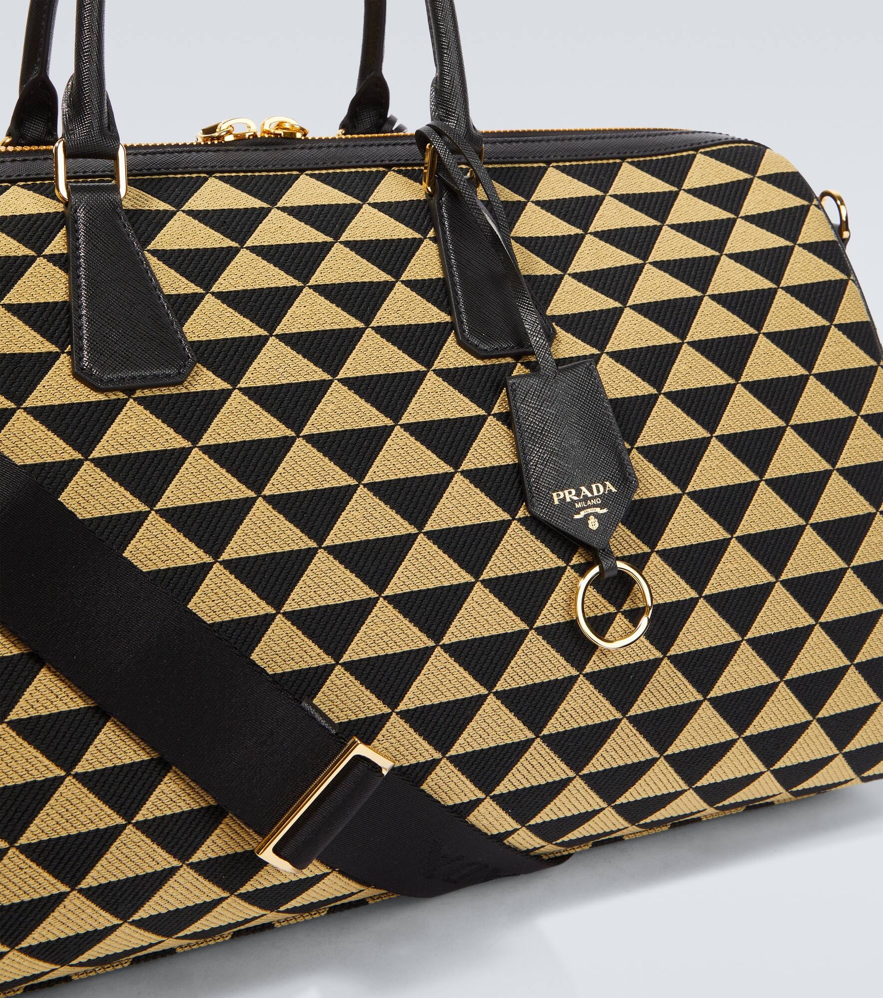 Symbole Large jacquard travel bag - 6