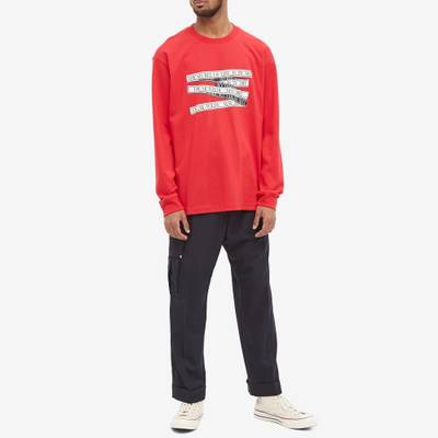 JW Anderson J.W. Anderson Oscar Wilde Long Sleeve Quote Tee outlook