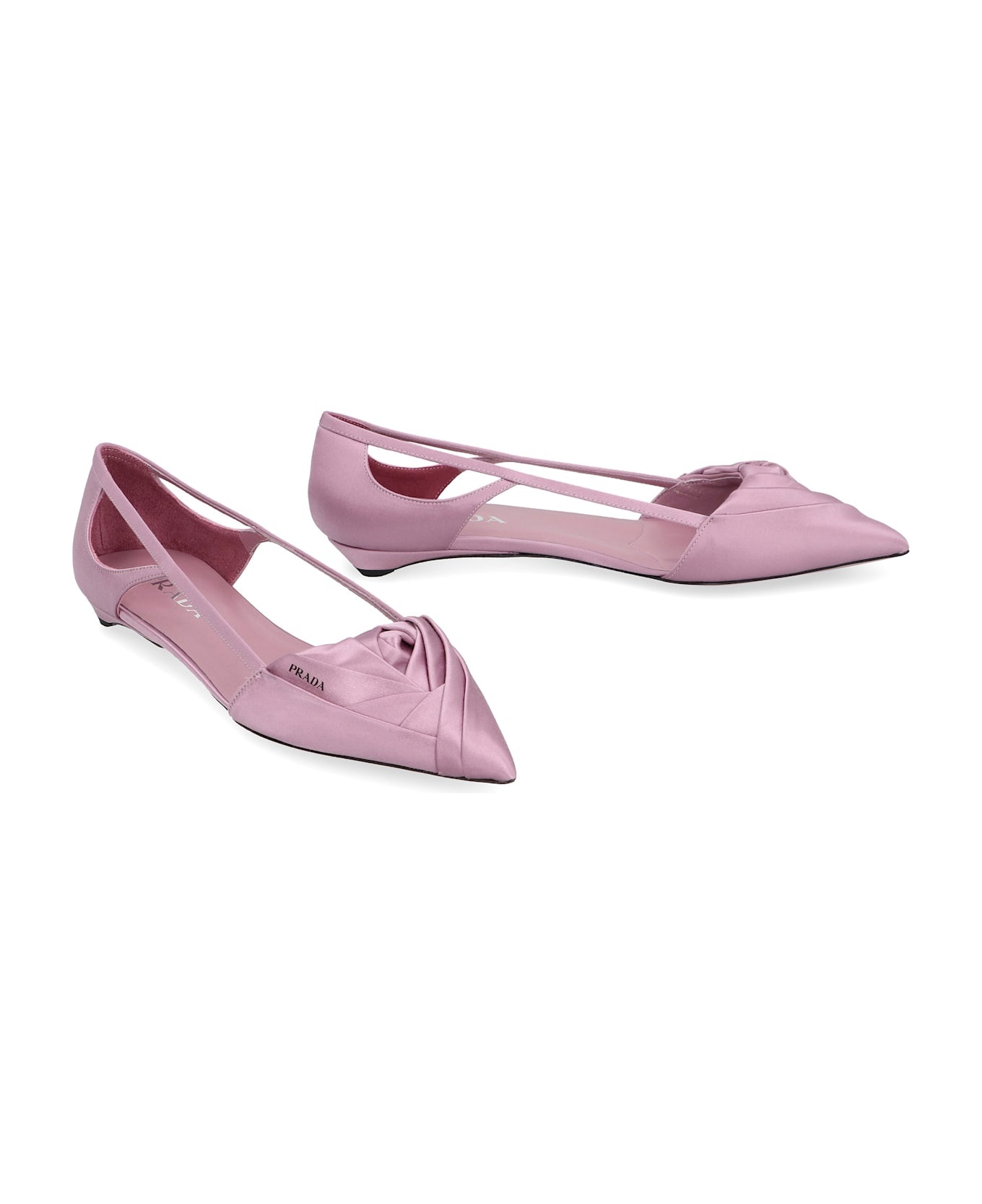 Satin Ballet Flats - 3