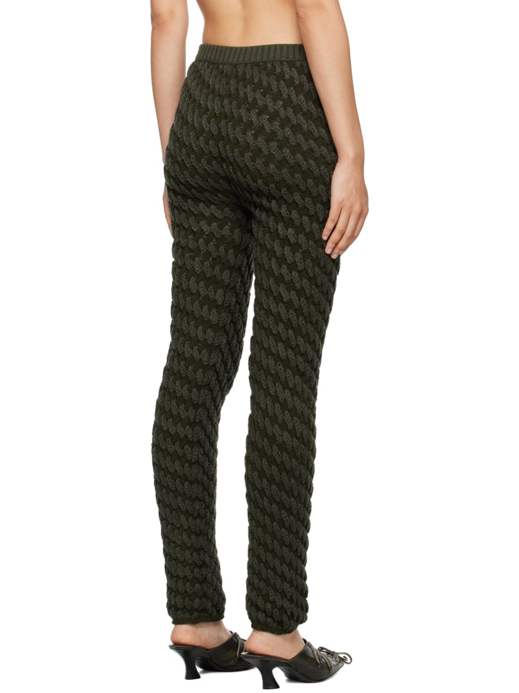 SSENSE Exclusive Khaki Cereal Lounge Pants - 3