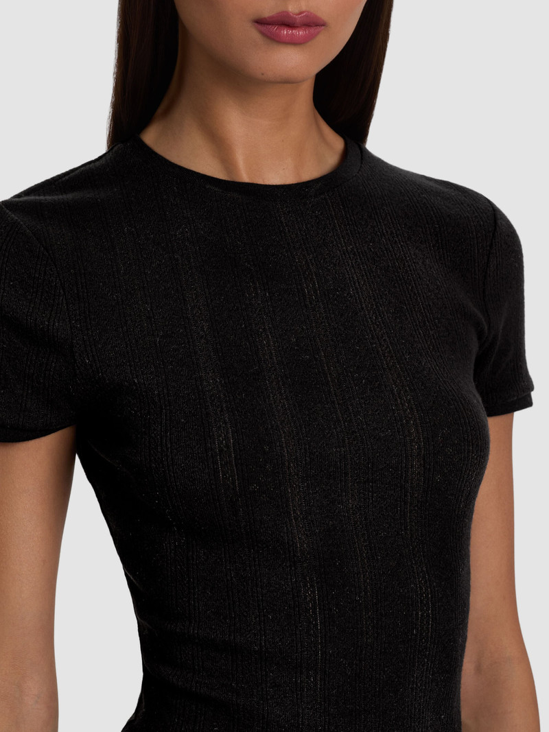 TESS TEE - BLACK 5