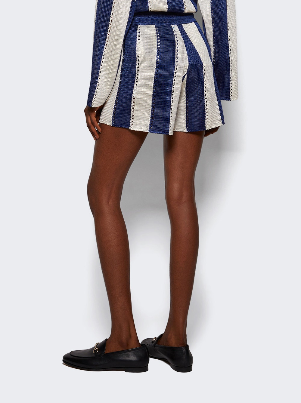 Cabana Stripe Short Navy And Natural - 4
