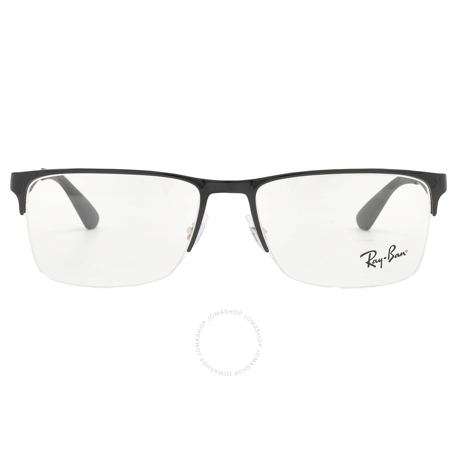 Ray Ban Demo Rectangular Men's Eyeglasses RX6335 2890 54 - 1