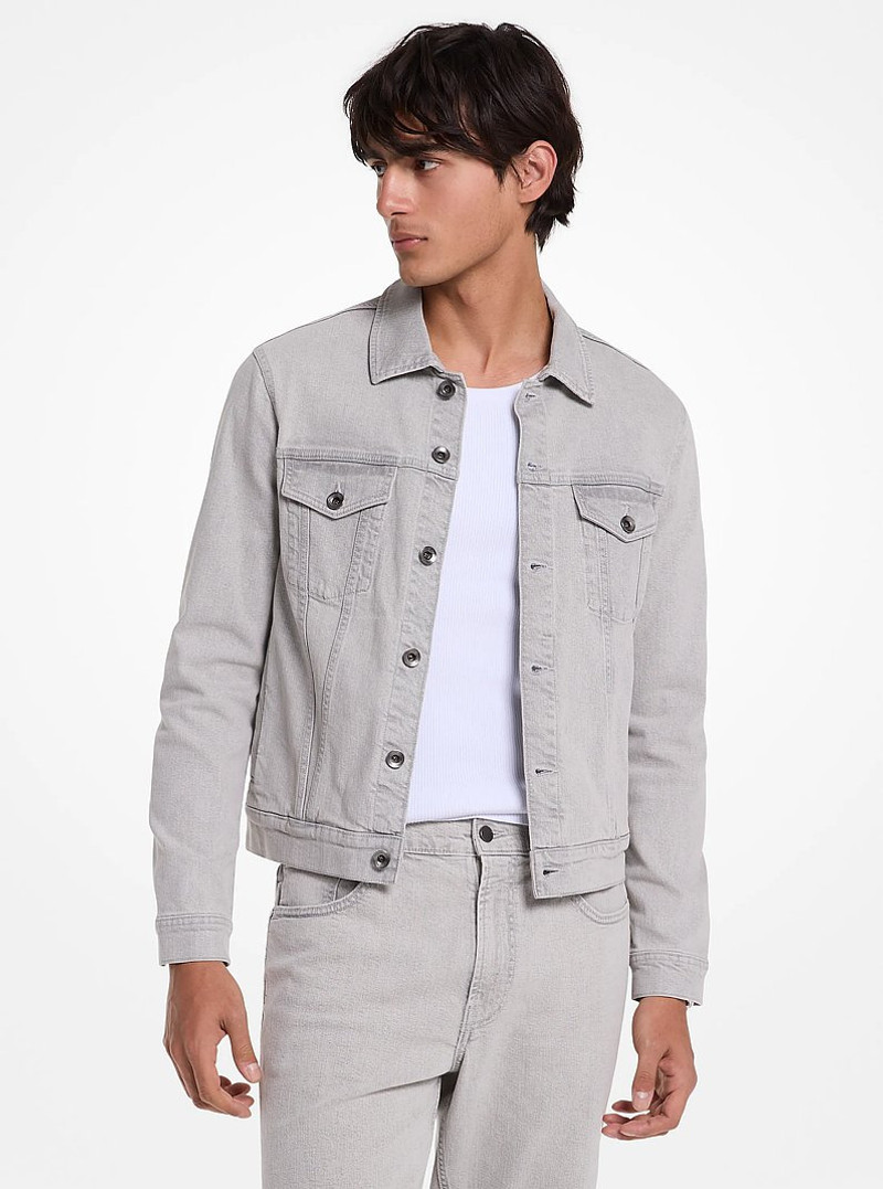 Stretch Denim Trucker Jacket 1